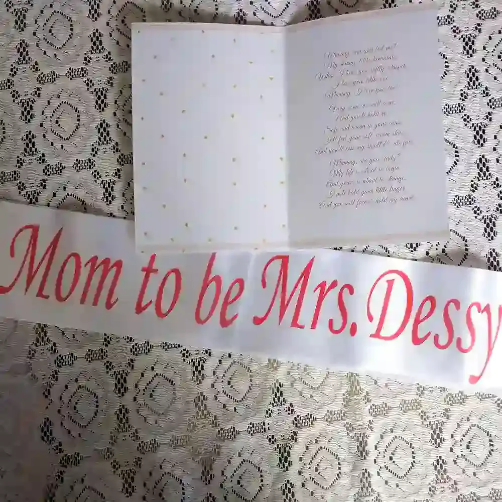 Personalized Sash Mom to be Sash with Name